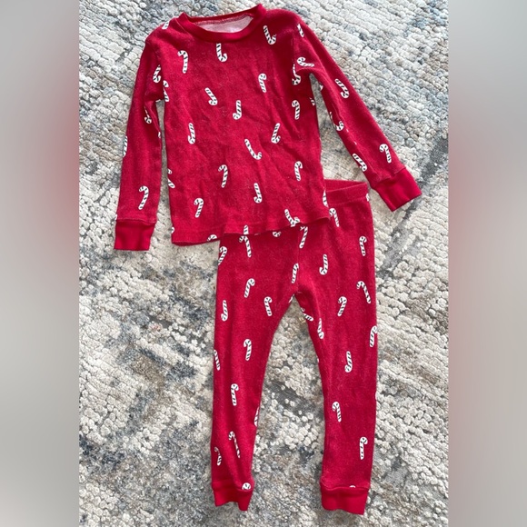 Carter's Other - Carters candy cane pajamas size 2T